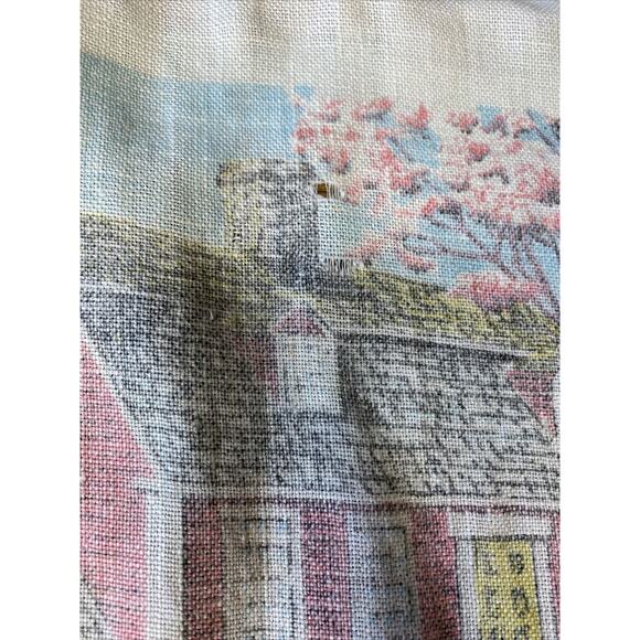 1977 Vintage Tea Towel Calendar Bless This House Prayer Kitchen LINEN Wall Decor - Picture 5 of 7
